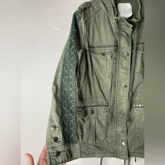 Anthropologie Hei Hei Anorak Military Utility Chore Coat Jacket - Picture 6 of 8